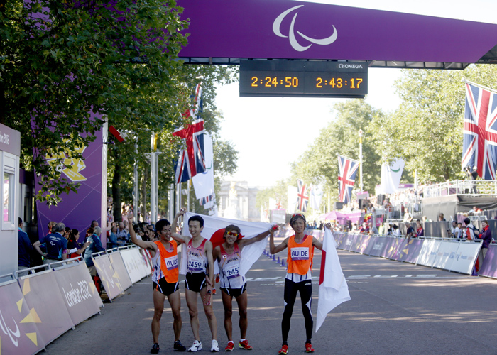 ロンドンパラリンピック　陸上競技・マラソン　　　　写真／竹見脩吾