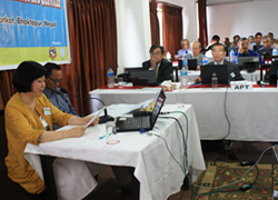 写真：ネパールで行なわれたアジアパシフィック情報通信会議