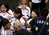 ロンドンパラリンピック ゴールボール女子日本代表決勝進出　写真／竹見脩吾