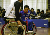 車椅子バスケットボール　森紀之　　　　写真／阿部謙一郎