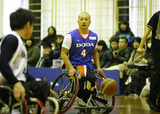 車椅子バスケットボール　安直樹　　　　写真／阿部謙一郎