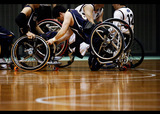 車椅子バスケットボール全国選抜大会　　　　写真／竹見脩吾