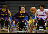 皇后杯第29回日本女子車いすバスケットボール選手権大会　　　　写真／八木敏久