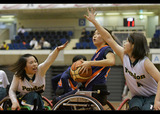 皇后杯第29回日本女子車いすバスケットボール選手権大会　　　　写真／八木敏久