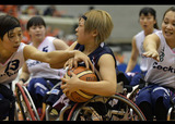 皇后杯第29回日本女子車いすバスケットボール選手権大会　　　　写真／八木敏久