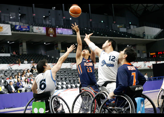 第46回日本車いすバスケットボール選手権大会　　　　写真／阿部謙一