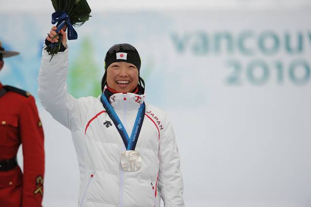 バンクーバー  1キロスプリント立位で銀メダルを獲得した太田渉子選手