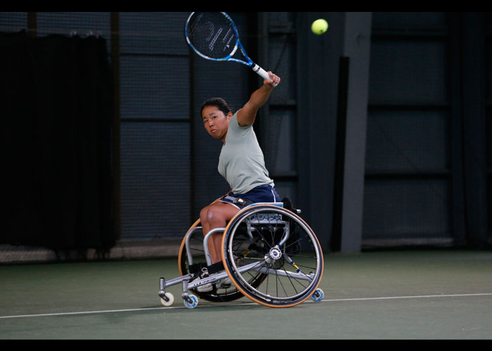 第26回 三井不動産 全日本選抜車いすテニスマスターズ　　　　写真／阿部謙一郎