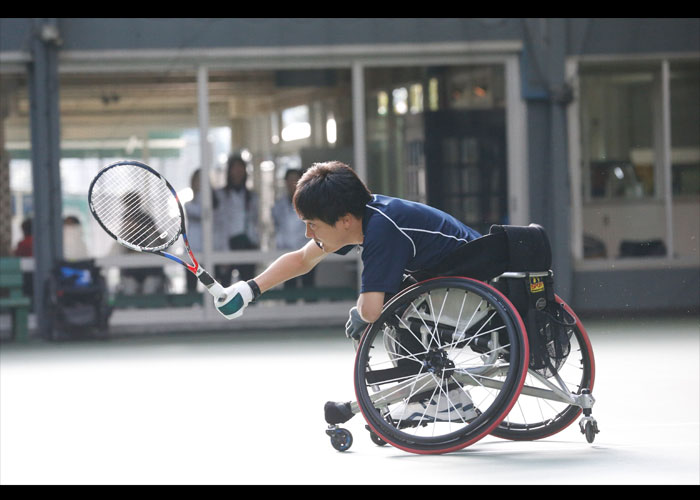 第26回 三井不動産 全日本選抜車いすテニスマスターズ　　　　写真／阿部謙一郎