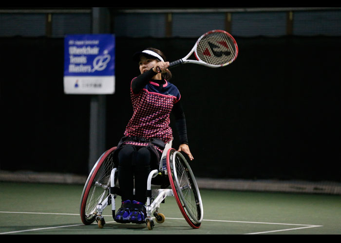 第26回 三井不動産 全日本選抜車いすテニスマスターズ　　　　写真／阿部謙一郎