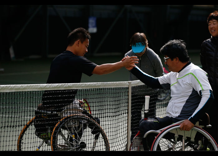 第26回 三井不動産 全日本選抜車いすテニスマスターズ　　　　写真／阿部謙一郎