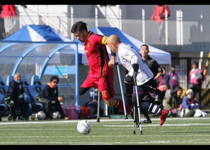 第7回日本アンプティサッカー選手権大会2017　　　　写真／阿部謙一郎