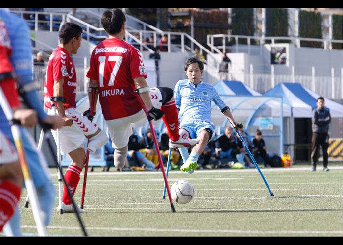 第7回日本アンプティサッカー選手権大会2017　　　　写真／阿部謙一郎