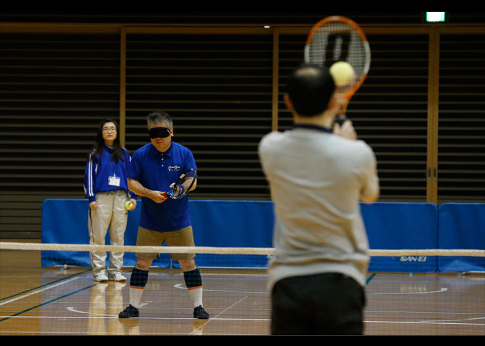 第27回日本ブラインドテニス大会　　　　写真／阿部謙一郎