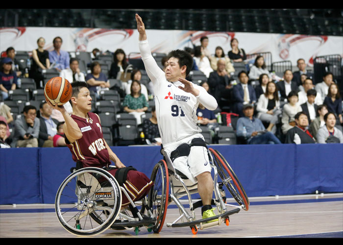 天皇杯-第47回日本車いすバスケットボール選手権大会　　　　写真／阿部謙一郎