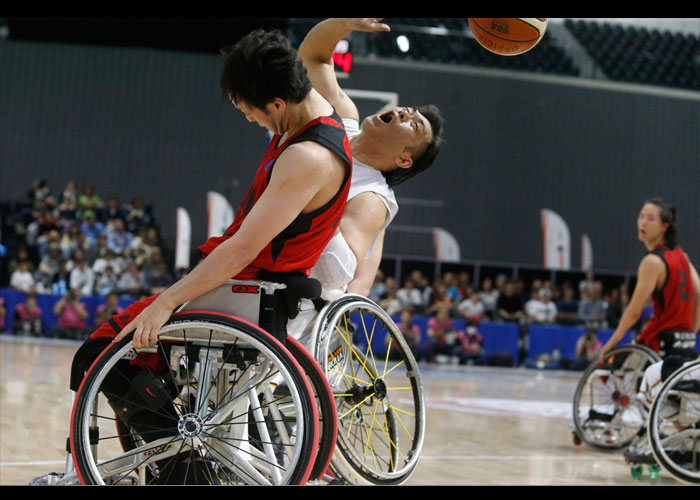 天皇杯-第47回日本車いすバスケットボール選手権大会　　　　写真／阿部謙一郎