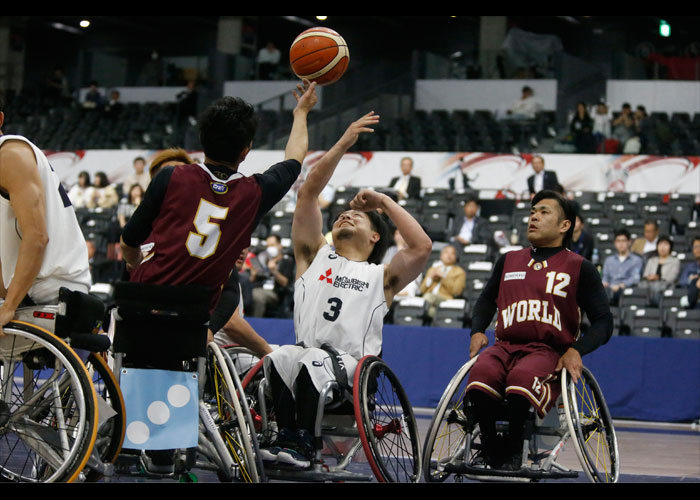 天皇杯-第47回日本車いすバスケットボール選手権大会　　　　写真／阿部謙一郎