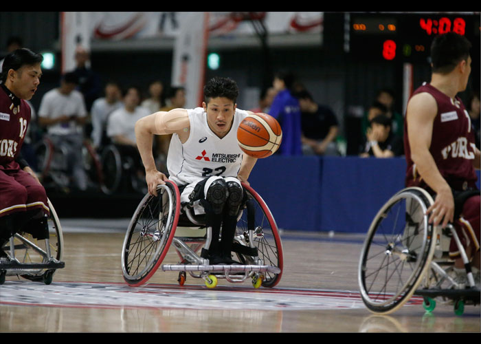 天皇杯-第47回日本車いすバスケットボール選手権大会　　　　写真／阿部謙一郎