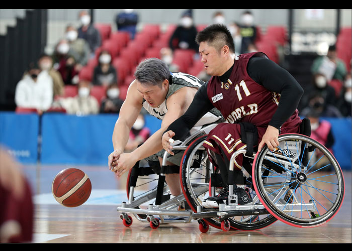 天皇杯第48回日本車いすバスケットボール選手権大会　　　　写真／竹見脩吾