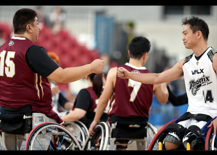 天皇杯第48回日本車いすバスケットボール選手権大会　　　　写真／竹見脩吾