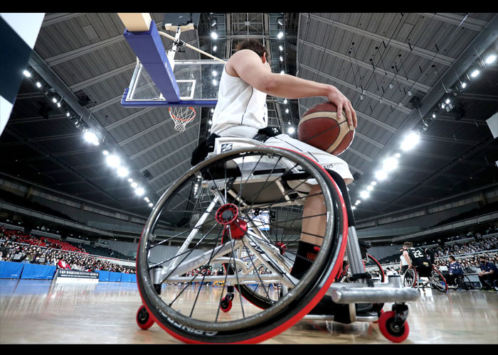 天皇杯第48回日本車いすバスケットボール選手権大会　　　　写真／竹見脩吾