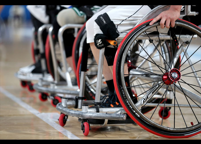 天皇杯第48回日本車いすバスケットボール選手権大会　　　　写真／竹見脩吾