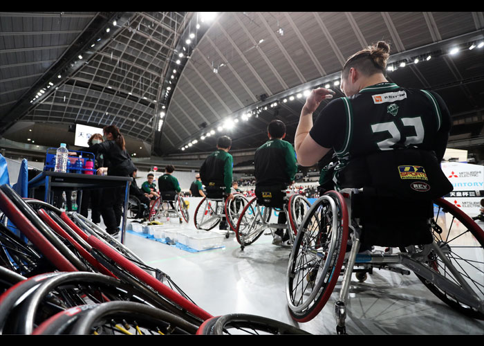 天皇杯第48回日本車いすバスケットボール選手権大会　　　　写真／竹見脩吾