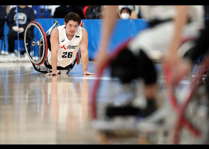 天皇杯第48回日本車いすバスケットボール選手権大会　　　　写真／竹見脩吾