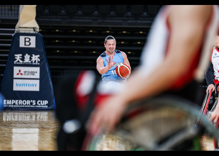 天皇杯 第51回日本車いすバスケットボール選手権大会　　　　写真／竹見脩吾
