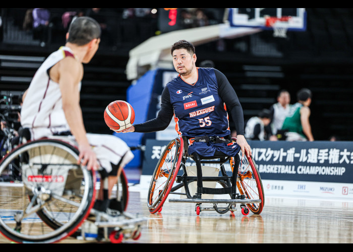 天皇杯 第51回日本車いすバスケットボール選手権大会　　　　写真／竹見脩吾