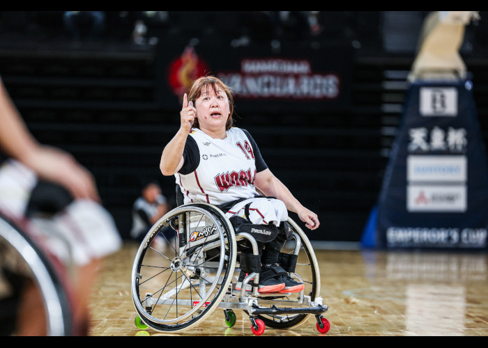 天皇杯 第51回日本車いすバスケットボール選手権大会　　　　写真／竹見脩吾