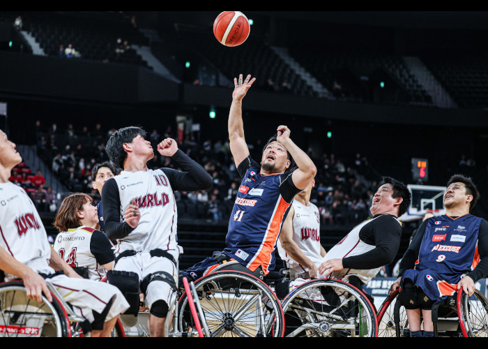 天皇杯 第51回日本車いすバスケットボール選手権大会　　　　写真／竹見脩吾