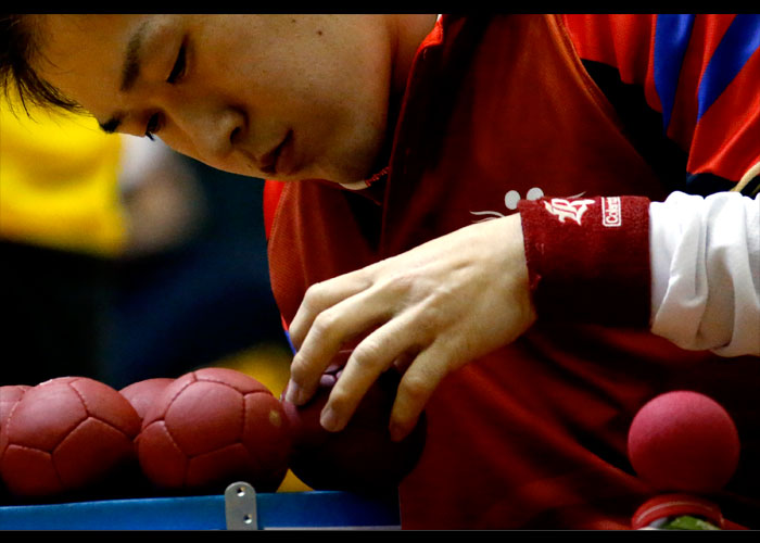 第16回日本ボッチャ選手権大会　　　　写真／竹見脩吾