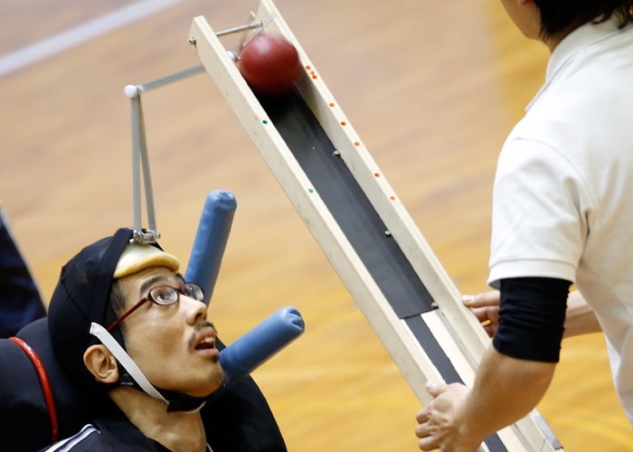 第16回日本ボッチャ選手権大会　　　　写真／竹見脩吾