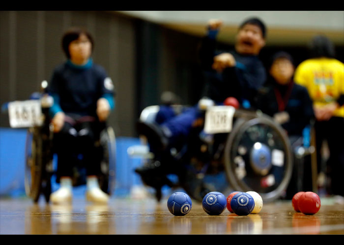 第16回日本ボッチャ選手権大会　　　　写真／竹見脩吾