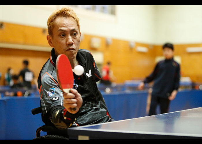 第36回 東京障害者卓球選手権大会　　　　写真／竹見脩吾