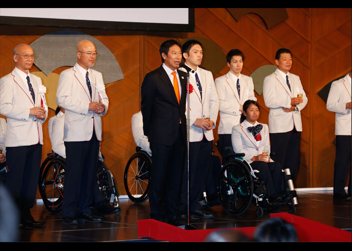 リオデジャネイロパラリンピック日本選手団　結団式・壮行会　　　写真／阿部謙一郎