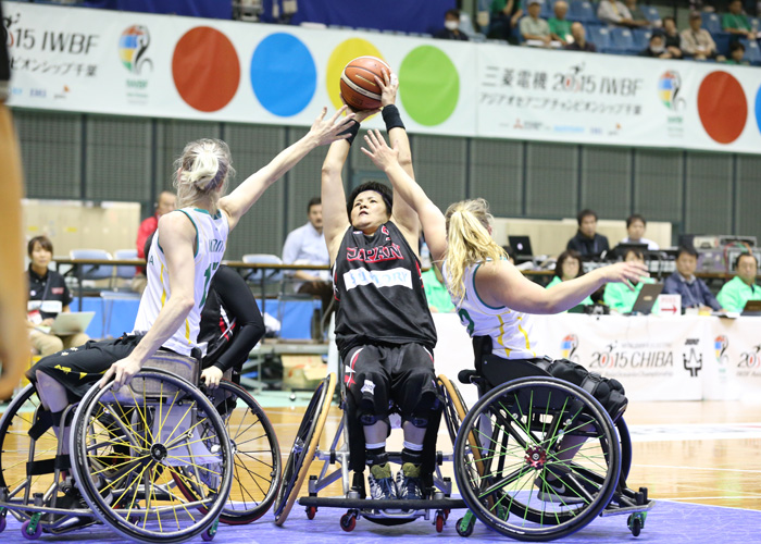 三菱電機2015IWBF アジアオセアニアチャンピオンシップ千葉　　写真／阿部謙一郎