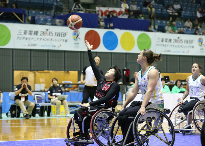 三菱電機2015IWBF アジアオセアニアチャンピオンシップ千葉　　写真／阿部謙一郎