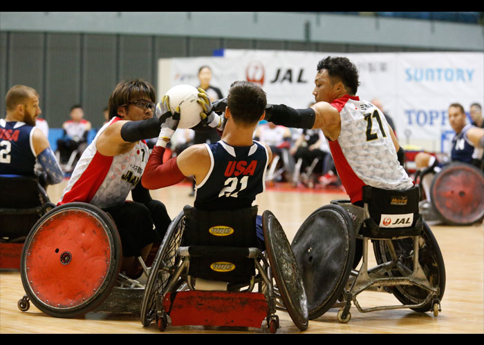 2017ジャパンパラウィルチェアーラグビー競技大会　　　　写真／阿部謙一郎