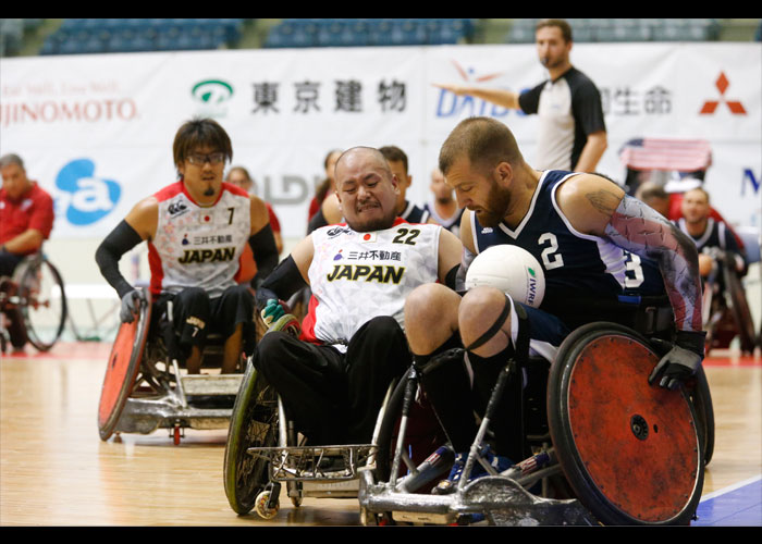 2017ジャパンパラウィルチェアーラグビー競技大会　　　　写真／阿部謙一郎