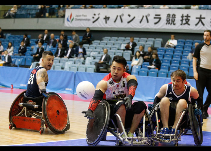 2017ジャパンパラウィルチェアーラグビー競技大会　　　　写真／阿部謙一郎