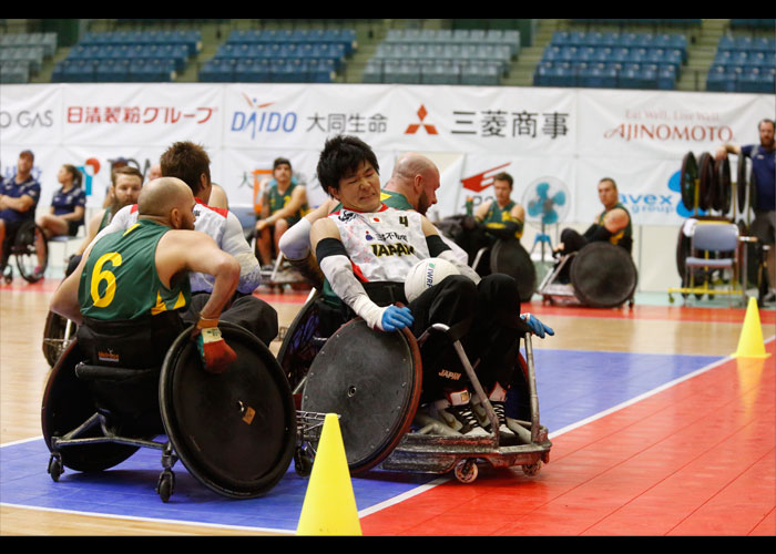 2017ジャパンパラウィルチェアーラグビー競技大会　　　　写真／阿部謙一郎