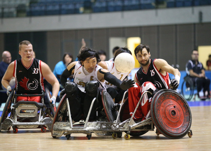 2014ジャパンパラウィルチェアーラグビー競技大会　　　　写真／阿部謙一郎