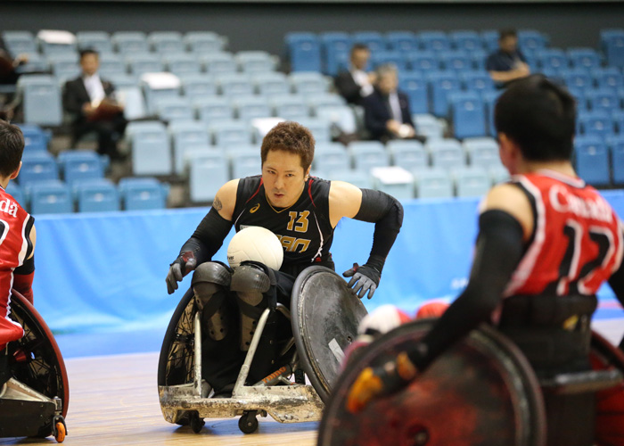 2014ジャパンパラウィルチェアーラグビー競技大会　　　　写真／阿部謙一郎