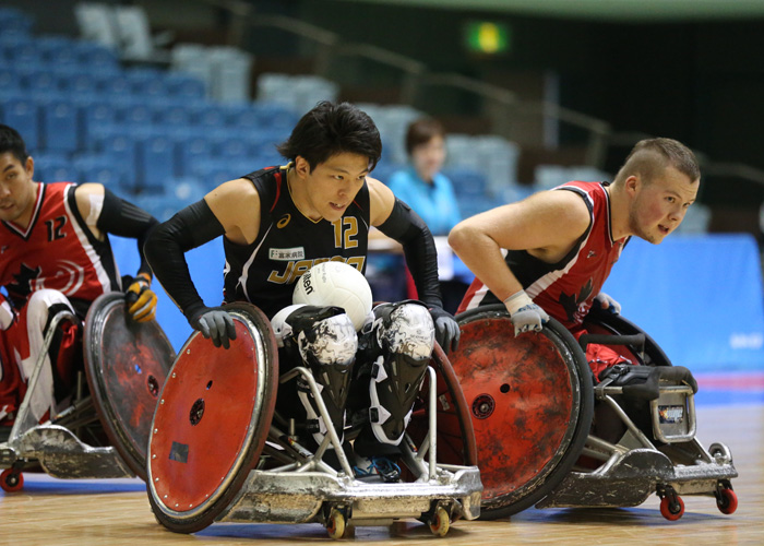 2014ジャパンパラウィルチェアーラグビー競技大会　　　　写真／阿部謙一郎