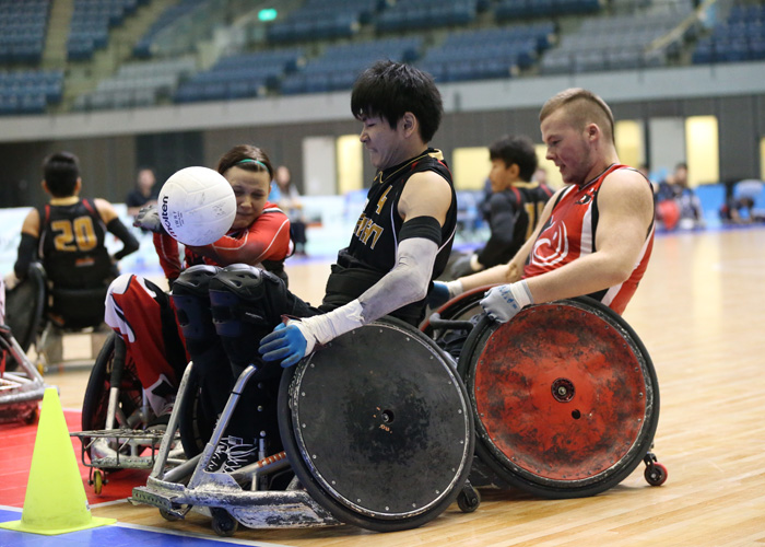 2014ジャパンパラウィルチェアーラグビー競技大会　　　　写真／阿部謙一郎