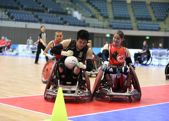 2014ジャパンパラウィルチェアーラグビー競技大会　　　　写真／阿部謙一郎