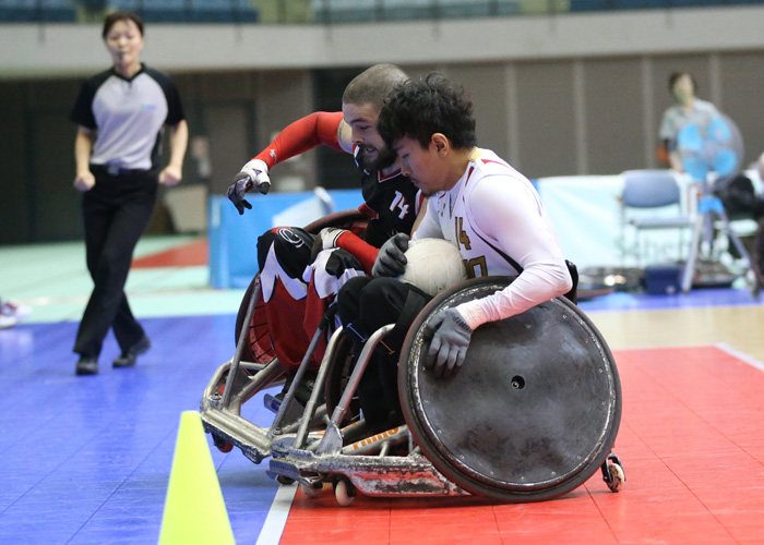 2014ジャパンパラウィルチェアーラグビー競技大会　　　　写真／阿部謙一郎