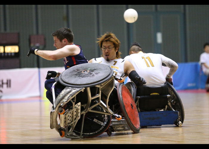 2015ジャパンパラウィルチェアーラグビー競技大会　　　　写真／阿部謙一郎